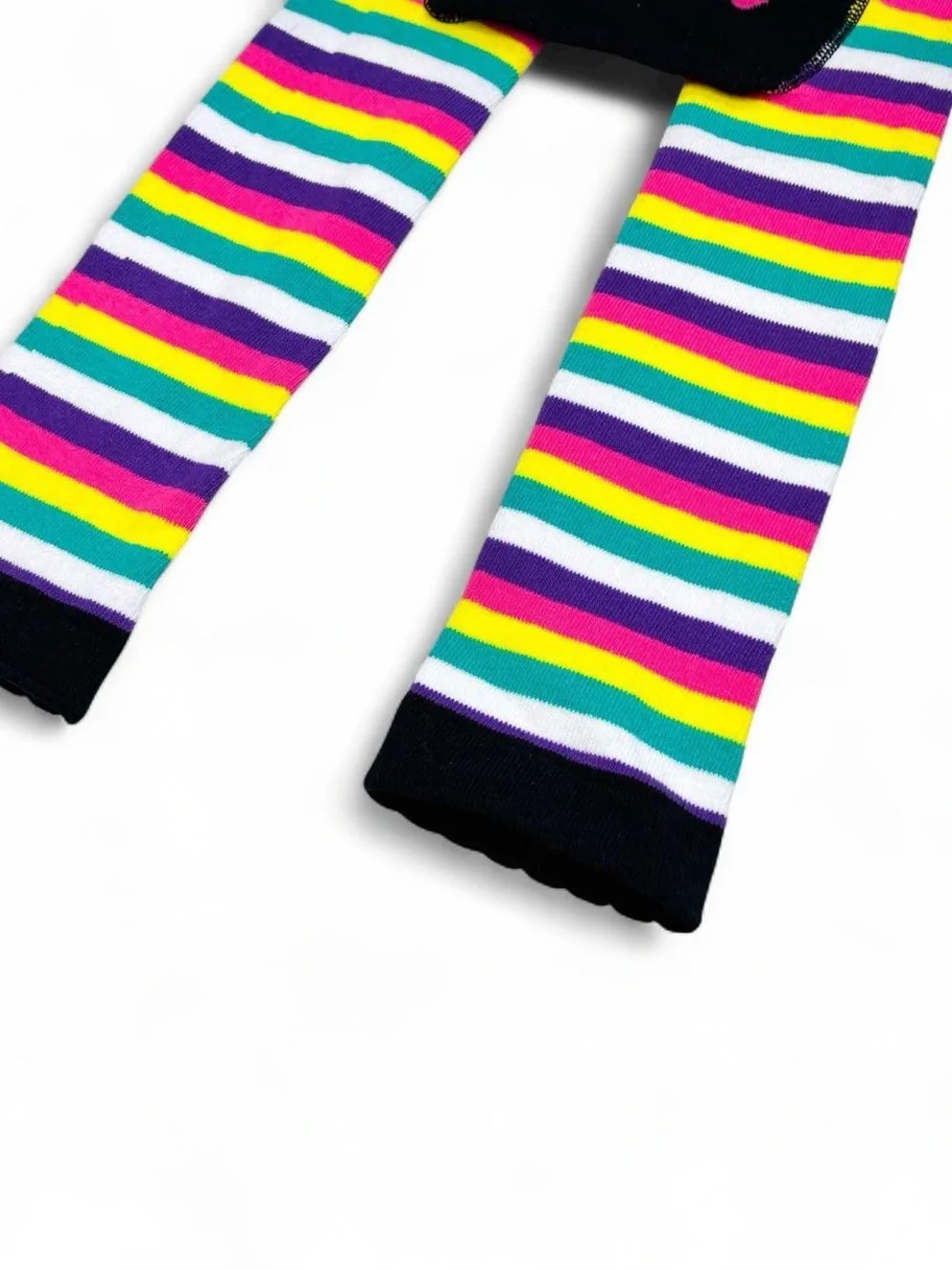NWT Lazy One SZ (12-18M) Striped Unicorn Leggings